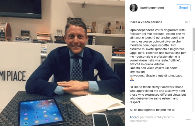 Lapo &lsquo;se desconecta&rsquo;